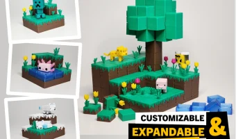 Создатель базы/диорамы в стиле Minecraft (настраиваемый и... 7