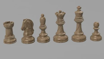 Набор шахматных фигурок Дубровник [Kingsize 3,86 дюйма]