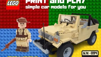 LEGO Тойота Ленд Крузер 1955 года