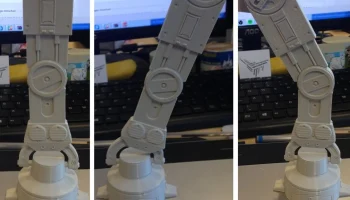 Детальный AT-AT из "Звездных войн" в масштабе 1:75. 1