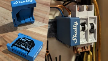 Shelly Plus Крепление на DIN-рейку