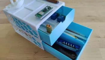 Модульный ящик Honeycomb + поддержка QUBE 500......