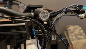 ebike с креплением на фару велосипед электрический горный...