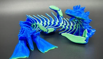 Sea Dragon - шарнирный - печать на месте - гибкий - без п... 6