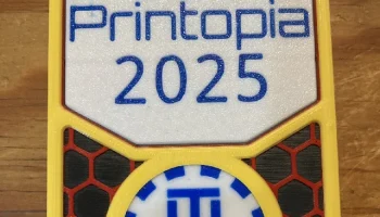 Значок Printopia 2025 - Voron Design 3D модель 3