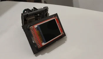 Подставка для ESP8266 и ST7735
