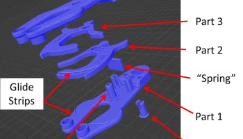 Новая версия 4 Snap Clamp - полностью пригодна для печати 1