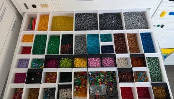 Brickfinity - Полка LEGO для ящиков IKEA ALEX Brickfinity - Полка LEGO для ящиков IKEA ALEX