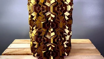 Ваза с волнистой поверхностью Tetrahex... 3