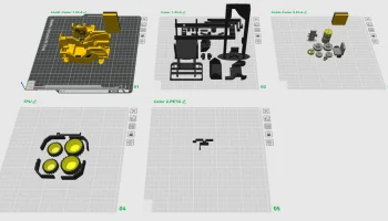 3D-печатный радиоуправляемый погрузчик - оптимизация свои.. 9