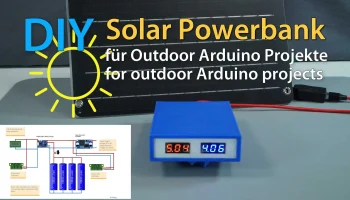 Solar Powerbank для наружных проектов Arduino, Solar Powe...