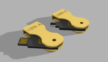 Чехол Yubico YubiKey 5 Series для USBA и USBC