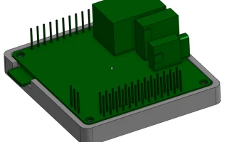 Orangepi Zero 3 - Корпус с вентилятором 3005 - STEP...