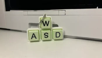 Брелок WASD Gamer | Ярлык клавиш клавиатуры для геймеров ... 1