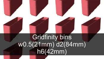 Коллекция чашек Gridfinity высота 6 (46 мм)... 4