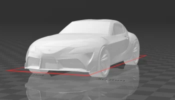 Toyota Supra A90 Легкая печать 2