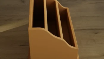 Классический настольный органайзер STL Модель для 3D-печа... 2