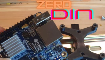 Крепление Orange Pi Zero DIN