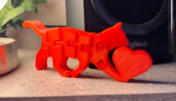 Valentine Flexi Cat - Гибкий кот с сердцем 1