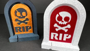 Подставка для карандашей RIP Gravestone + украшение на Хэ... 1