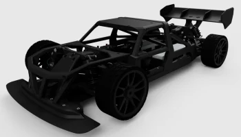 3D-ПЕЧАТАННАЯ РАДИОУПРАВЛЯЕМАЯ АВТОМОБИЛЬНАЯ МАШИНА STREET B 2