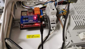 Адаптер OLIMEX ESP32-EVB на DIN-рейку 3