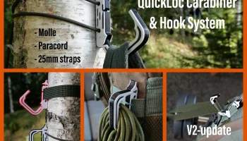Система карабинов и крючков QuickLoc (печать на месте + с...