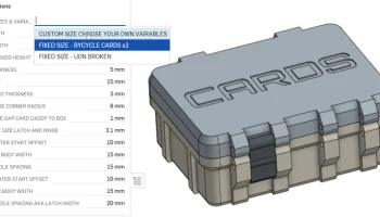 Прочный короб с параметрической конфигурацией OnShape CAD..