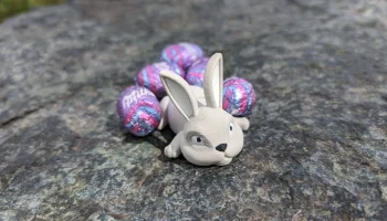 Брелок-шарнирная фигурка Кролик 5