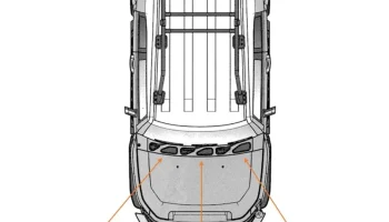 Накладка дефлектора капота Toyota FJ Cruiser (все три)......