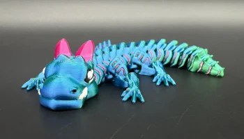 Grumpy Baby Dragon - Многоцветный - Шарнирный - Печать на... 4