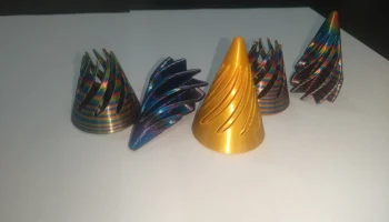 Спиральная Конусная Непоседа!!! Мини 5см!!! PLA+PETG 5см ...