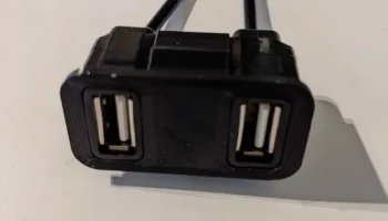 Honda Civic Dual USB-пластина 6