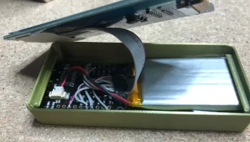 Чехол ePaper 2,9 дюйма для ESP32 и аккумулятора 7
