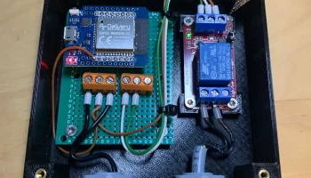 Корпус ESP32, коробка 100x100x30 мм для ESP32 и RelaisBoard