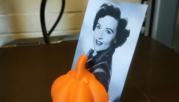 Калабаса декоративная с ранурой для фотографий...