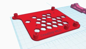 Voron Creality V2.2.1 Крепление на DIN-рейку материнской ..