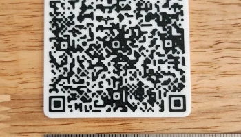 Малая багажная QR-бирка (до 119 символов) OpenSCAD......
