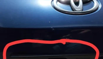 Тонкий держатель/переходник номерного знака Toyota 86 (BR... 6