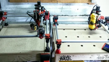 В основном печатается на станке с ЧПУ "MPCNC" BURLY C-23,5 мм наружный диаметр 5