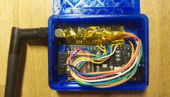 Открытый корпус DTU esp32-S3 NRF24L01+ 1