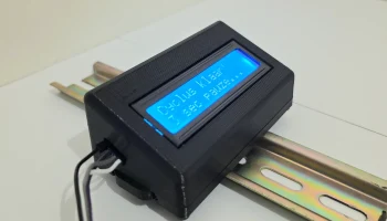DIN-рейка 16x2 I2C Корпус/крепление для ЖК-дисплея/корпус.. 9