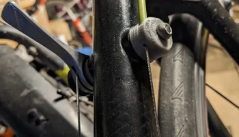 Шоссейный велосипед Shimano, модификация направляющей Боу...
