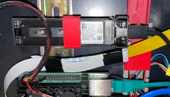 USB-крепление NVMe для DIN-рейки Voron 2.4 1