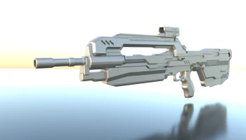 Боевая винтовка Halo 4 (вырезано для печати)...... Боевая винтовка Halo 4 (вырезано для печати)......