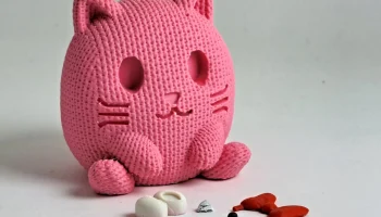 Вязаный котенок - БЕЗ АМС - Милые животные... 1