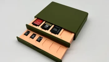 Магнитный футляр для карт SD и Micro SD - двойные выдвижн...