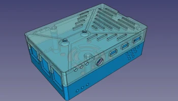 Корпус вентилятора Raspberry Pi 4 (поддерживает RTC) 3