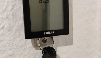 Wandhalterung f&uuml;r Yamaha eBike Computer und Schl&uuml;ssel