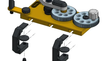 Намоточное устройство для пряжи, напечатанное на 3D-принт... 7